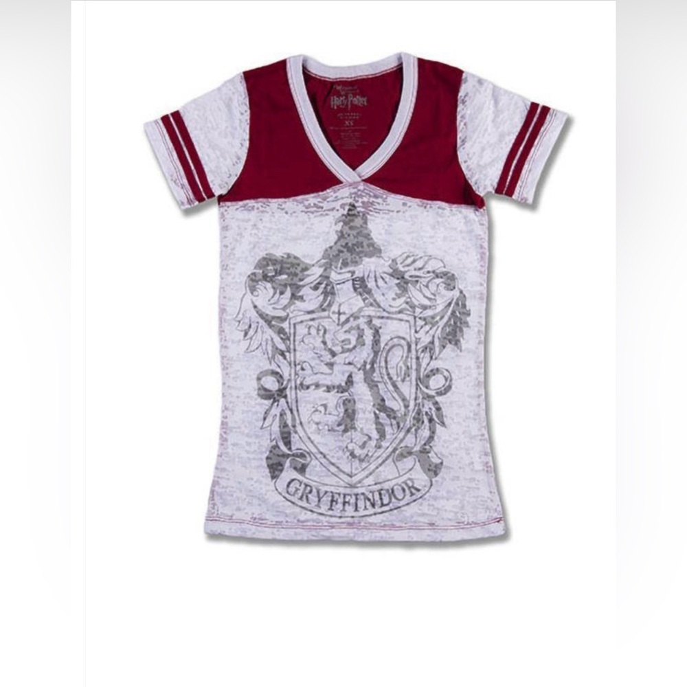 Universal Studios Harry Potter - Gryffindor Burnout T-Shirt